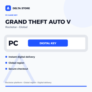 Grand Theft Auto V PC Rockstar Global Key - Delta Store
